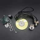 50MM Guitar Pickup Piezo Transducer 6.35MM Output Jack for Ukulele Guitar