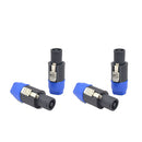4x NL4FC Audio Cable Connector Locking Speaker / Amp Connector 4 pole Cabl MCD