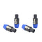 4x NL4FC Audio Cable Connector Locking Speaker / Amp Connector 4 pole Cabl MCD