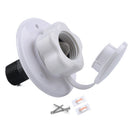 White RV Round Fresh Water Gravity Fill Hatch | Water Tank Spout | NEW Part