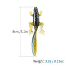 4Pcs/Lot Soft Fishing Lure 3.7g / 8cm Tadpole Soft Fishing Bait With Fishy  N5S3