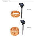 Solar LED Lawn Lamp Outdoor waterproof Copper Wire Fairy String Light for G K8Z8