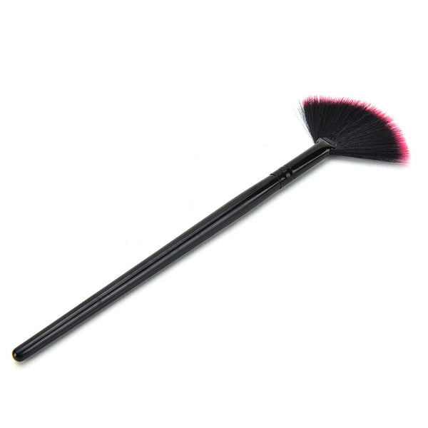 Fan Shape Makeup Cosmetic Brush Blending Highlighter Contour Face Bj