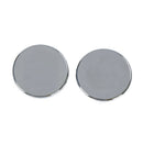 2X Round Overflow Cover Tidy Trim Chrome Bathroom Basin Sink SpareReplacement Cy