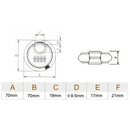 4 Code Combination Padlock Long Shackle Shed Lock Fence Hasp Cabinet Locker -