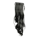 Long Curly Girl Big Wavy Ponytail Wigs Pony Hair Hairpiece Extension Black