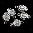 5pcs Flower Shape Bracelet Necklace Clasp Hook Connector Jewelry Findings