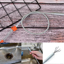 1pcs Kitchen Bathroom Long Drain Cleaner Plunger Kitchen Pass Sewer Dredger JR