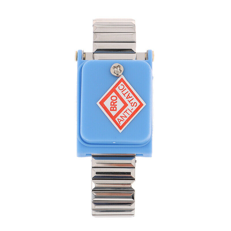 Metal Anti Static Wrist Band Strap Wireless Adjustable Esd Pulse Cordless B Gw