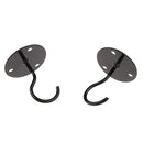 Ceiling Hooks Cup Hook Holder Hanger ,Black , 2Pack