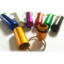 Aluminum Pill Box Case Bottle Cache Drug Holder Keychain Container Waterproof