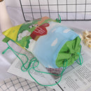 Farm Animals Drawstring Bag Travel Storage Bag Backpacks Kids Birthday Gifts  BX