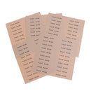 100Pc "Hand Made" Self Adhesive Stickers Kraft Seal Paper Label Gift 1.2*7.1 Hn