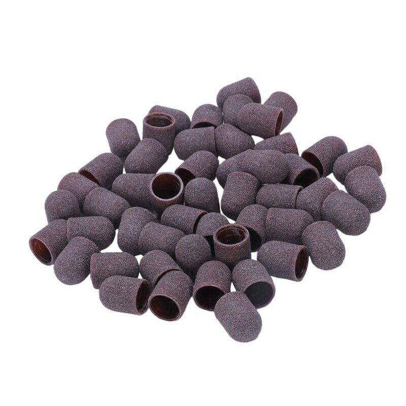 50Pcs Sanding Bands Block Caps Without Grip 80# 120# 180# 13x19Mm Sanding C W7P4
