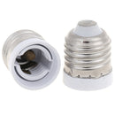 2Pcs E27 to E17 Adapter Lamp Holder Base Socket for E17 LED Light Bul OZ