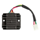 4 Wire 2 Phase Motorcycle Regulator Rectifier Black 12VDC Bike Scooter