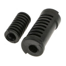 Motorcycle Gear Shift Cover Shifter Rod & Footrest Pedal Rubber Cover Black