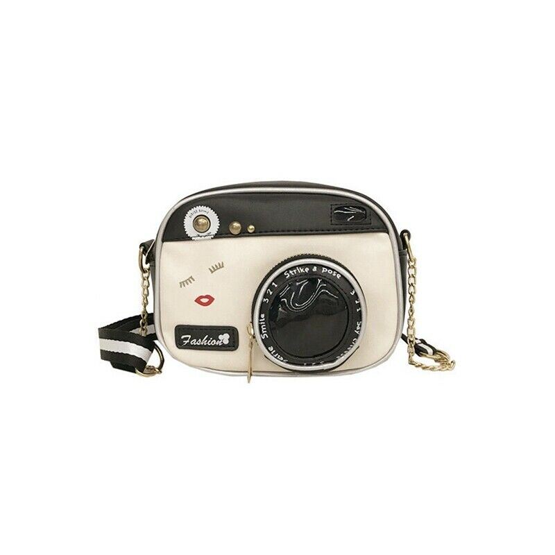 New female tide shoulder bag retro bag fashion camera shoulder bag small pa Q9M5