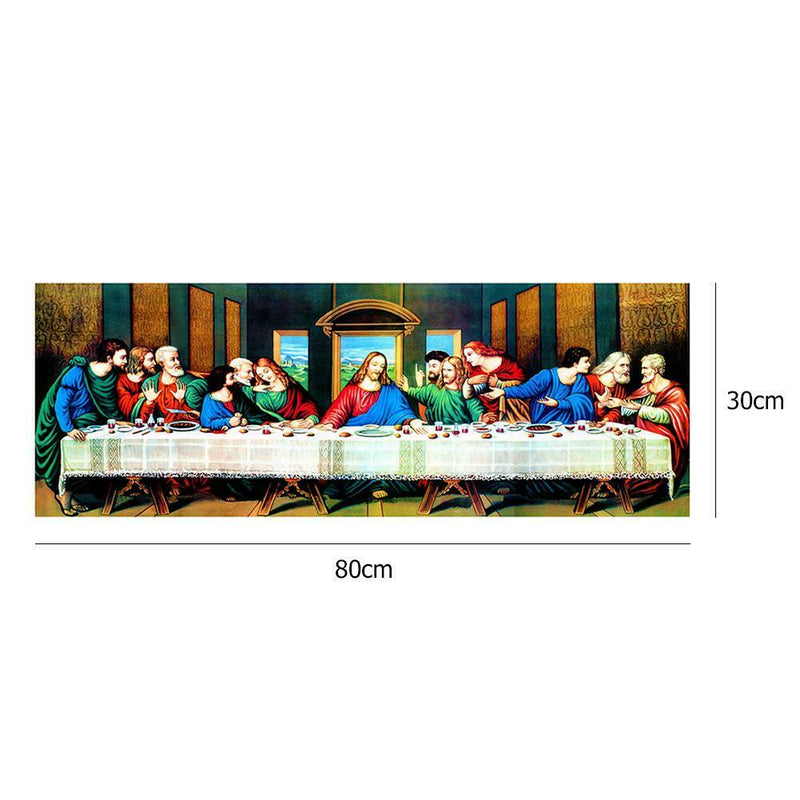5D DIY Full Drill Diamond Painting The Last Supper Cross Stitch Embroidery