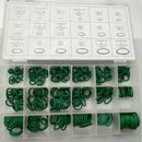 2 Sets O Ring Seal Rubber Assortment 18 sizes Green Kit Hydraulics Air Gas Oil