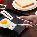 Stainless Steel Double-sided Shovel Clip Barbecue Clip Camping Kitchenware M1F8
