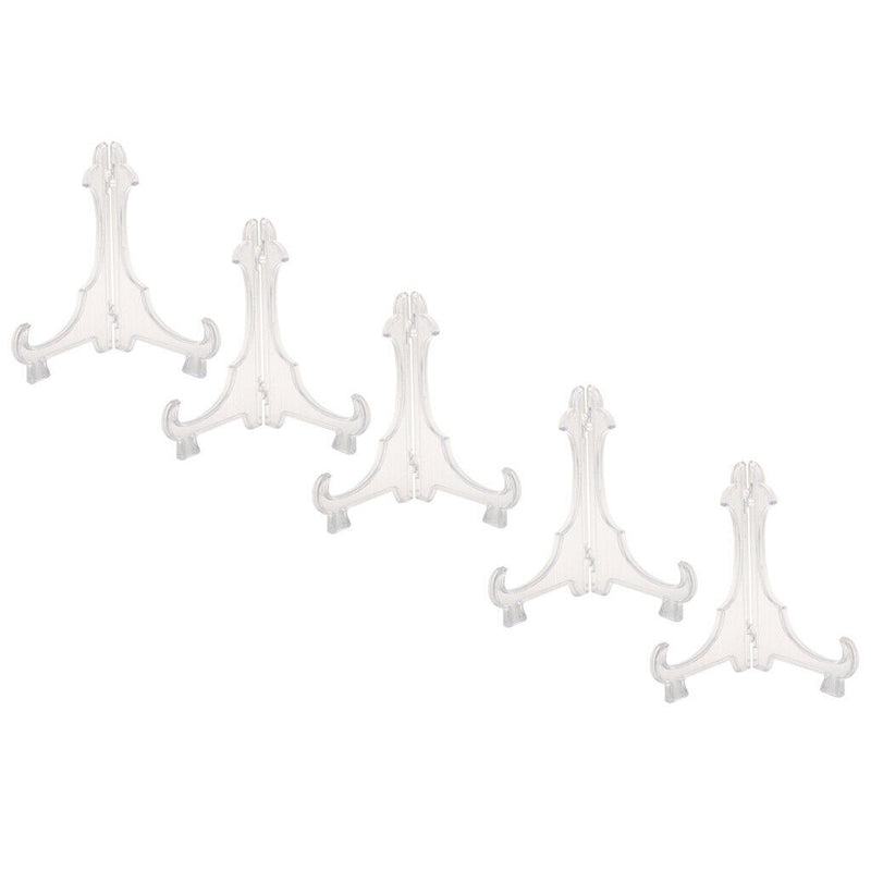 20 Piece Coin Plate Display Easel Stand Photo Shelf Portable Garden Show