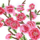 Plum Blossom Flower Collar Sew on Patch Embroidered Lace Dress Cheongsam DecorJR