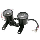Motorcycle LED Tachometer+Odometer Speedometer Gauge KMH for Cruiser Chopper