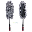 Car Wash Cleaning Brush Duster Dust Wax Mop Microfiber Telescoping Dusting Tool