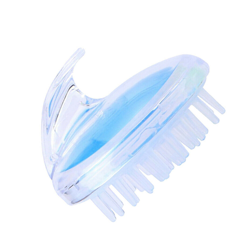 Durable Plastic Handle Silicone Shower Shampoo Body Wash Dandruff Brush Hair