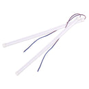 2pcs 30CM LED Amber Car DRL Daytime Running Light Strip Flexible Soft Tube Lamp