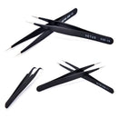 6Pcs ESD Safe Precision Tweezer Stainless Steel Anti Static Maintenance Tool MO