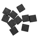 Plastic Square Blanking End Caps Tubing Tube Inserts 25mmx25mm 10 Pcs M9S4