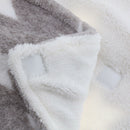 Warm Fleece Swaddle Wrap Infant Sleeping Bag Bedding Blanket Pop Gray