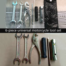 6pcs For Motorcycle Universal Fit Portable Repair Tool Kit Practical Mechanic