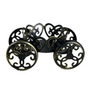 European Wrought Iron Hollow Candlestick Candle Holder Dessert Cake Stand