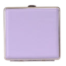 Pink Leather Cigarette Case Stainless Steel Cigarette Box Smoking Case Pro HOT