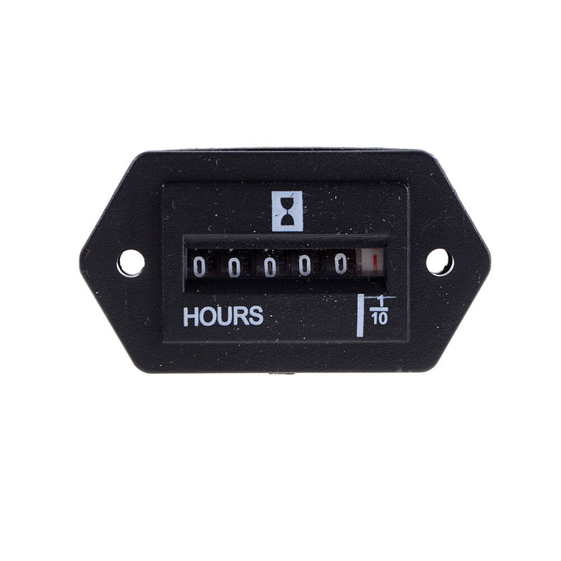 Black Rectangle AC100-220v DC Generator/Engine Sealed Hour Meter Counter MO Gw