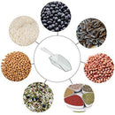 5Pcs Plastic Shovel Clear Food Soya Bean Flour Rice Tea Shovel Ice Cube Scoop