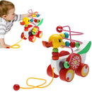 Toys For Children Educational Toys 0-3 Year Olds Duckling Trailer Round