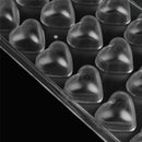 1X(Bakeware Valentine'S Day Heart Shaped Plastic Chocolate Mold,Kitchen Cho