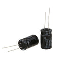 10 Pcs black 2200uF 25V Radial Aluminum Electrolytic Capacitors 1.3*1.3*2.1