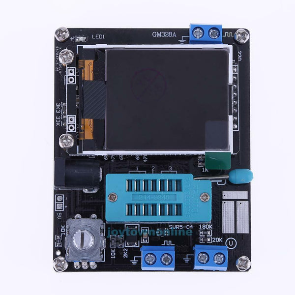 GM328A Transistor Tester Diode Capacitance ESR Voltage Frequency Meter Wave