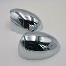 Pair Door Wing Mirror CHROME Back Casing Cover for BMW Mini Cooper 2001-2006