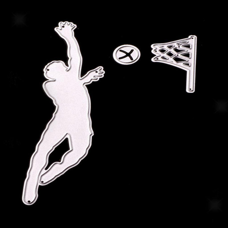 1 Set Basketball Cutting Dies Stencil for Scrapbook Album Paper Embossing