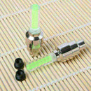 2 PCs Neon LED Tire Car Bicycle Wheel Light Lamp Valve cap Luminous Valve P N5R4