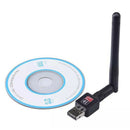 300Mbps Wireless USB Wifi Adapter Dongle Dual Band 2.4GHz with Antenna Call