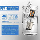 One Pair 1157 15SMD 2835 LED Auto Bulb Car Brake Lamp Turn Signal Light