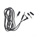 guitar audio cable 6.35mm straight to right angle plug acket with 3 adapters  Z
