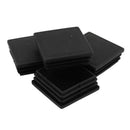 Plastic Square Tubing Inserts End Blanking Cover Caps 50mmx50mm 5 Pcs